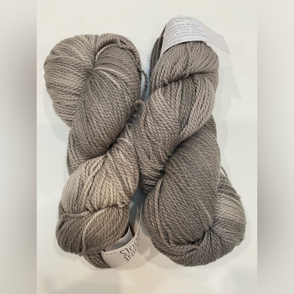 2 Skeins Indie Dyed Merino/Alpaca Wool DK Yarn NWT